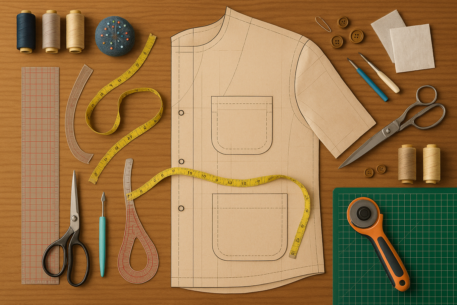 How to Add Pockets to Your Jacket Pattern